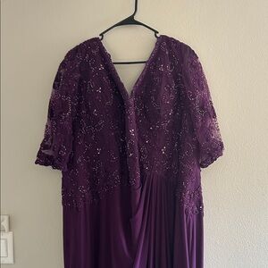 Elegant Long Sleeve Embellished Dress